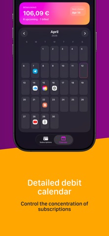 SubLook: Subscription Tracker screenshot