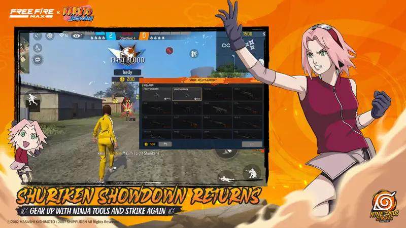 Free Fire MAX x NARUTO screenshot 5 of 7