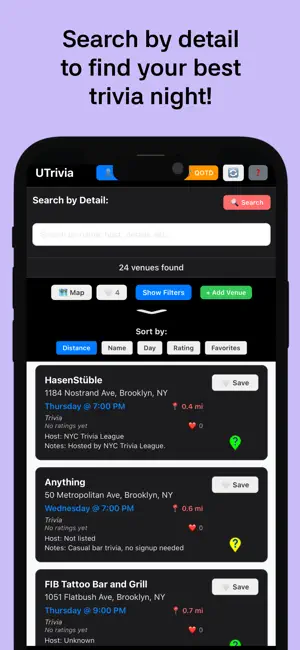uTrivia: Bar Trivia Finder screenshot 4