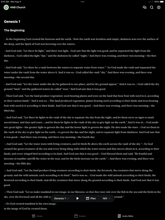 HNB Church iPad screenshot 3 - Education app