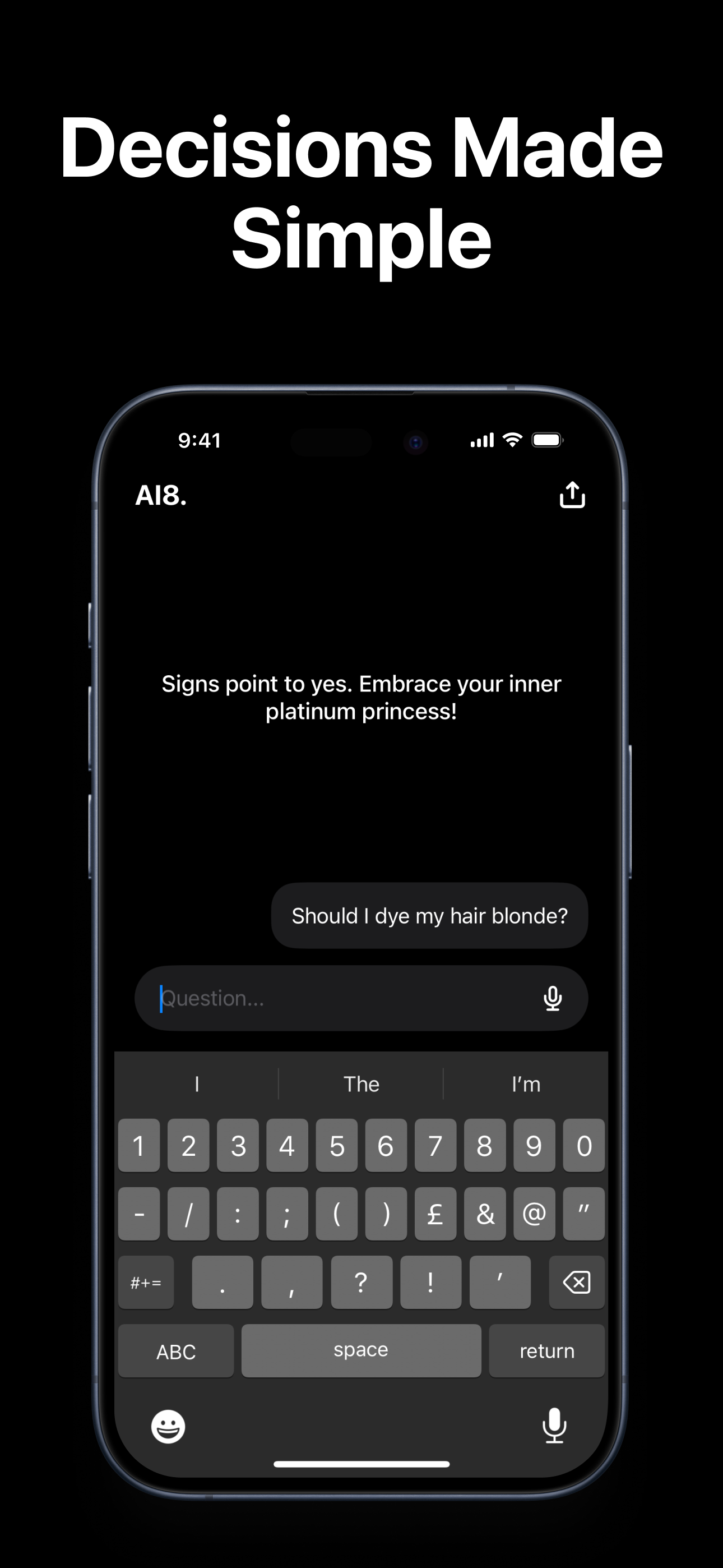 AI8: AI Magic 8 Ball