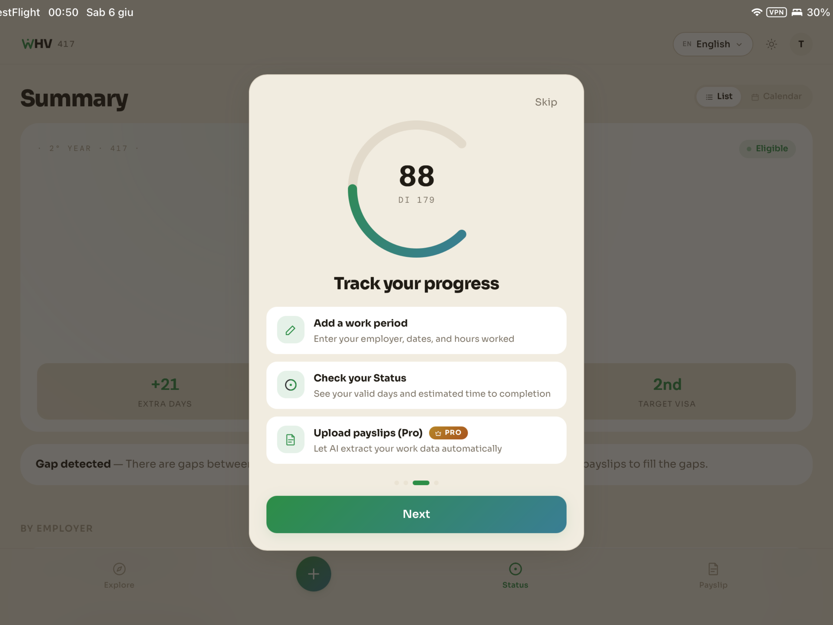 WHV Tracker screenshot 15