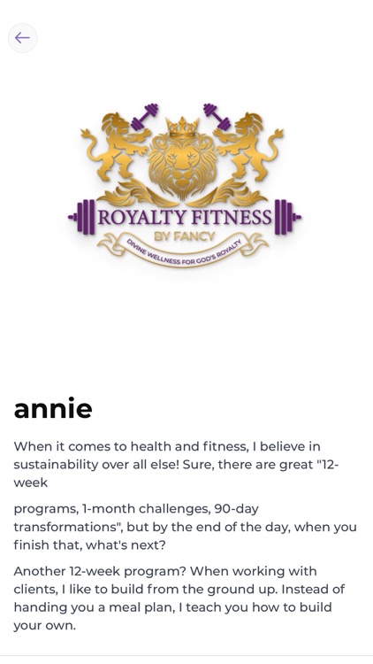 Royalty Fitness by Fancy screenshot-6