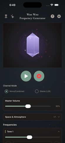 Woo Woo Frequency Generator Screenshot 1 of 10