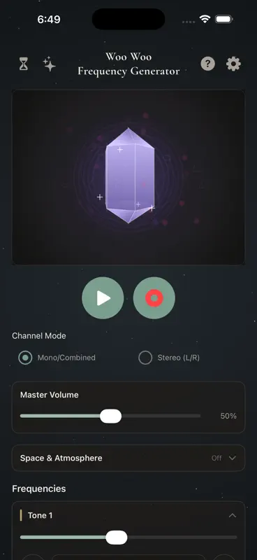 Woo Woo Frequency Generator screenshot 1 of 10