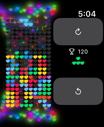 Heart Blocks: Puzzle on Watch
