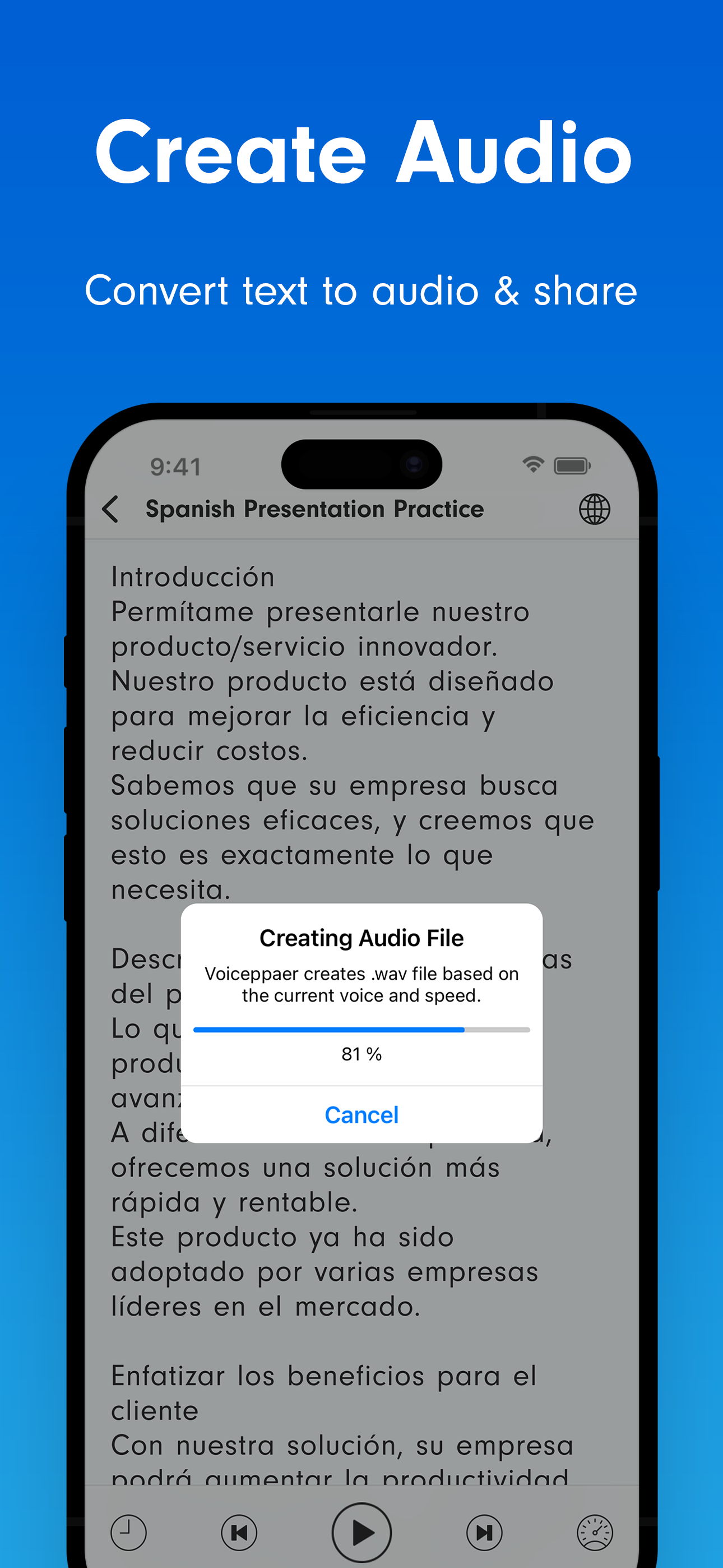 Voicepaper: PDF, eBooks & News