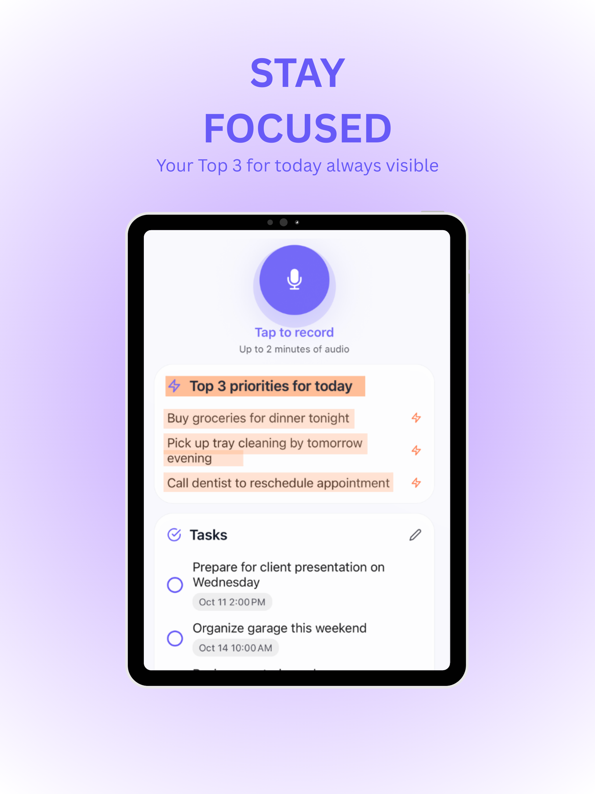 Clarity: AI Voice Planner