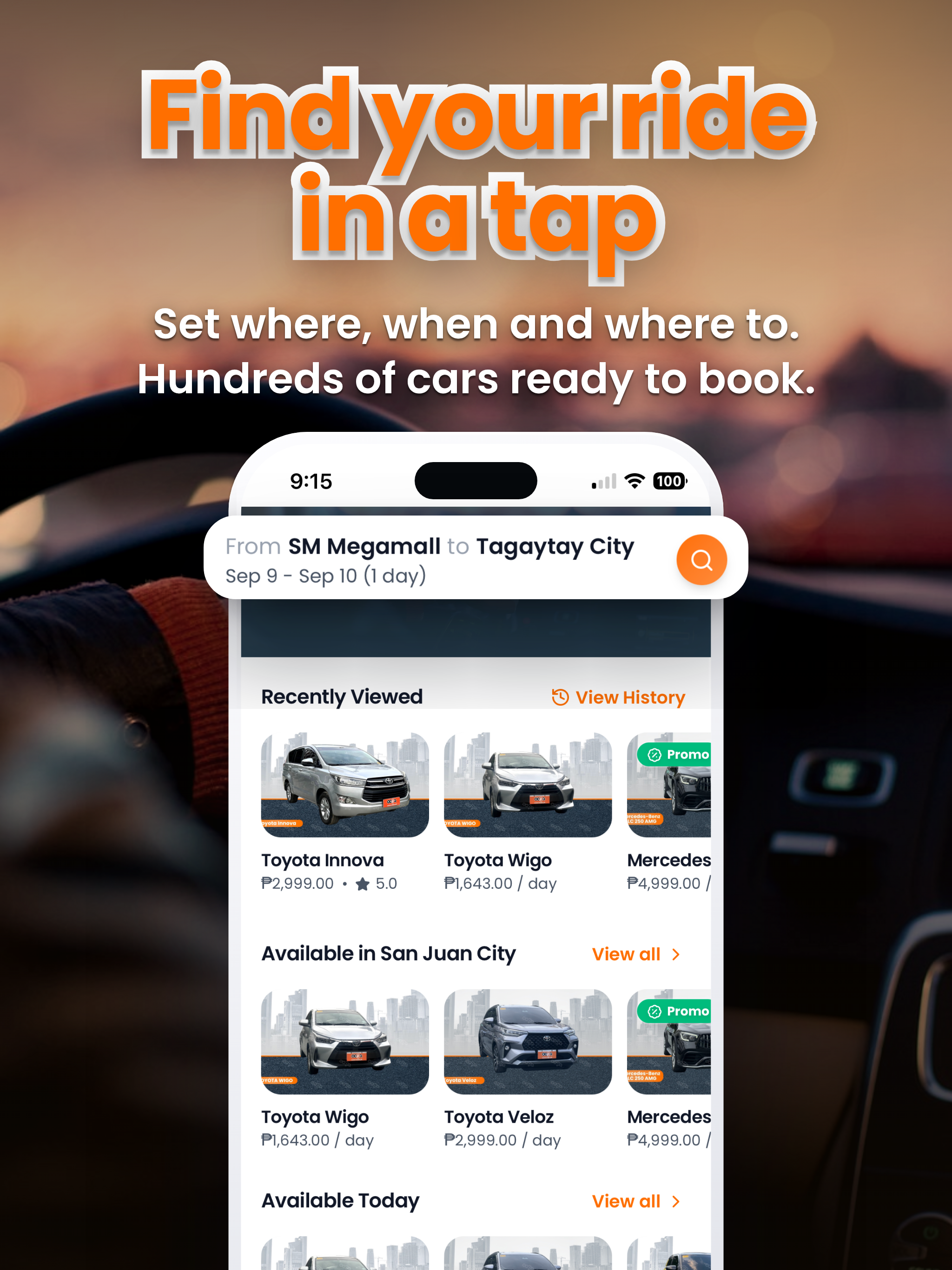 OOPA: Car Rental Philippines screenshot 6