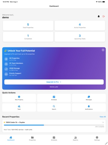 BuildSync: Rental Manager iPad screenshot