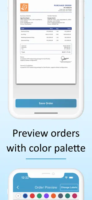 PO: Purchase Order Generator screenshot 3