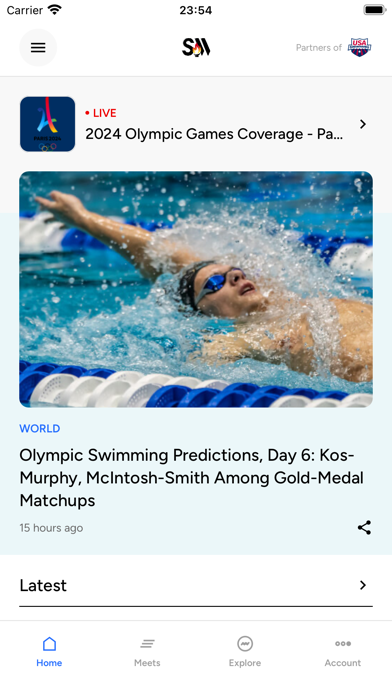 Swimming World Mag Screenshot 2 - AppWisp.com Swimming World Mag Screenshot 2 - AppWisp.com
