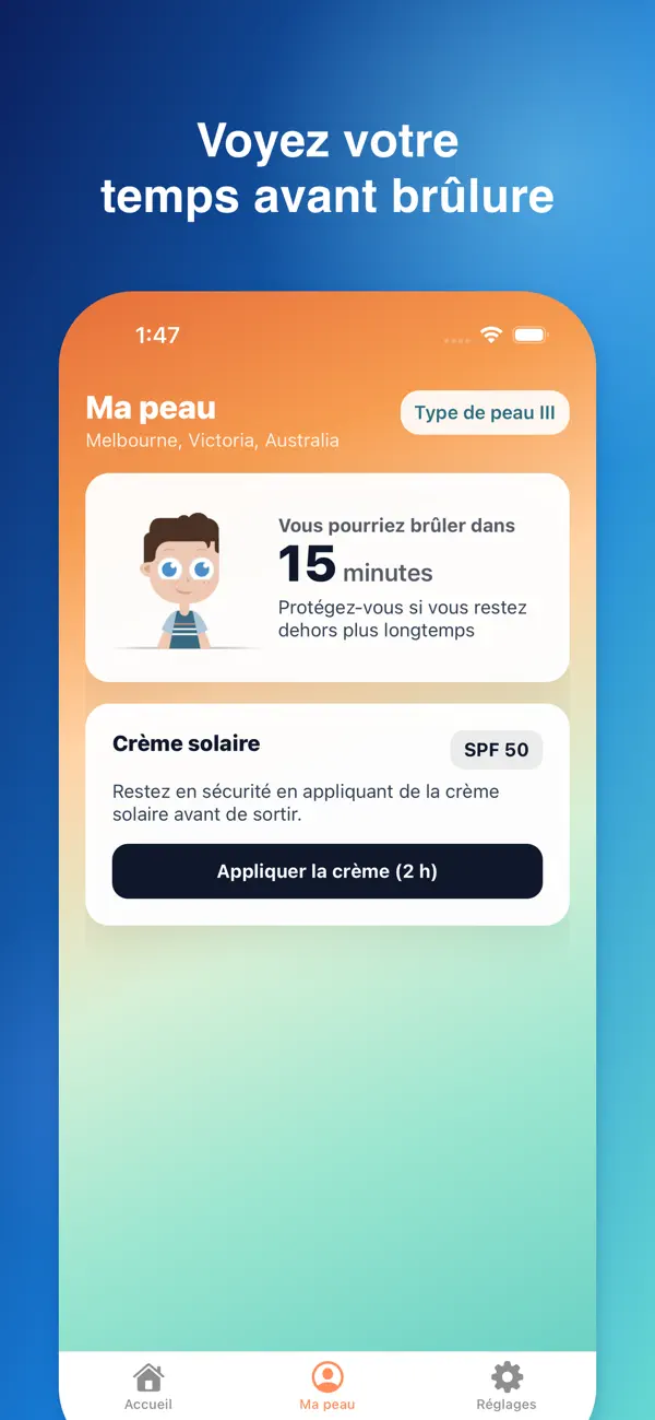 Screenshot #2 pour UVLens - Indice UV