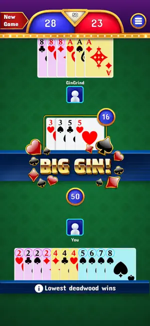 Gin Rummy - Classic Cards Game screenshot 4