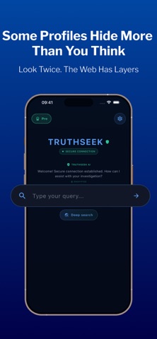 Deepsearch AI - Find People iPhone screenshot