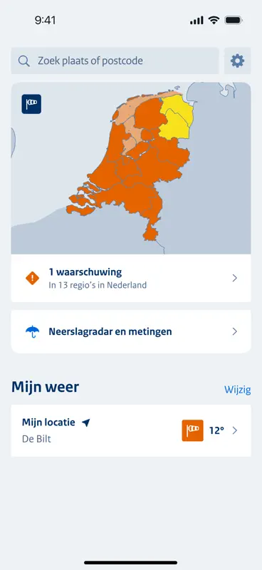 KNMI Weer screenshot 1 of 6