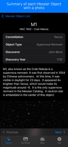 Messier Journal Screenshot 2 of 10