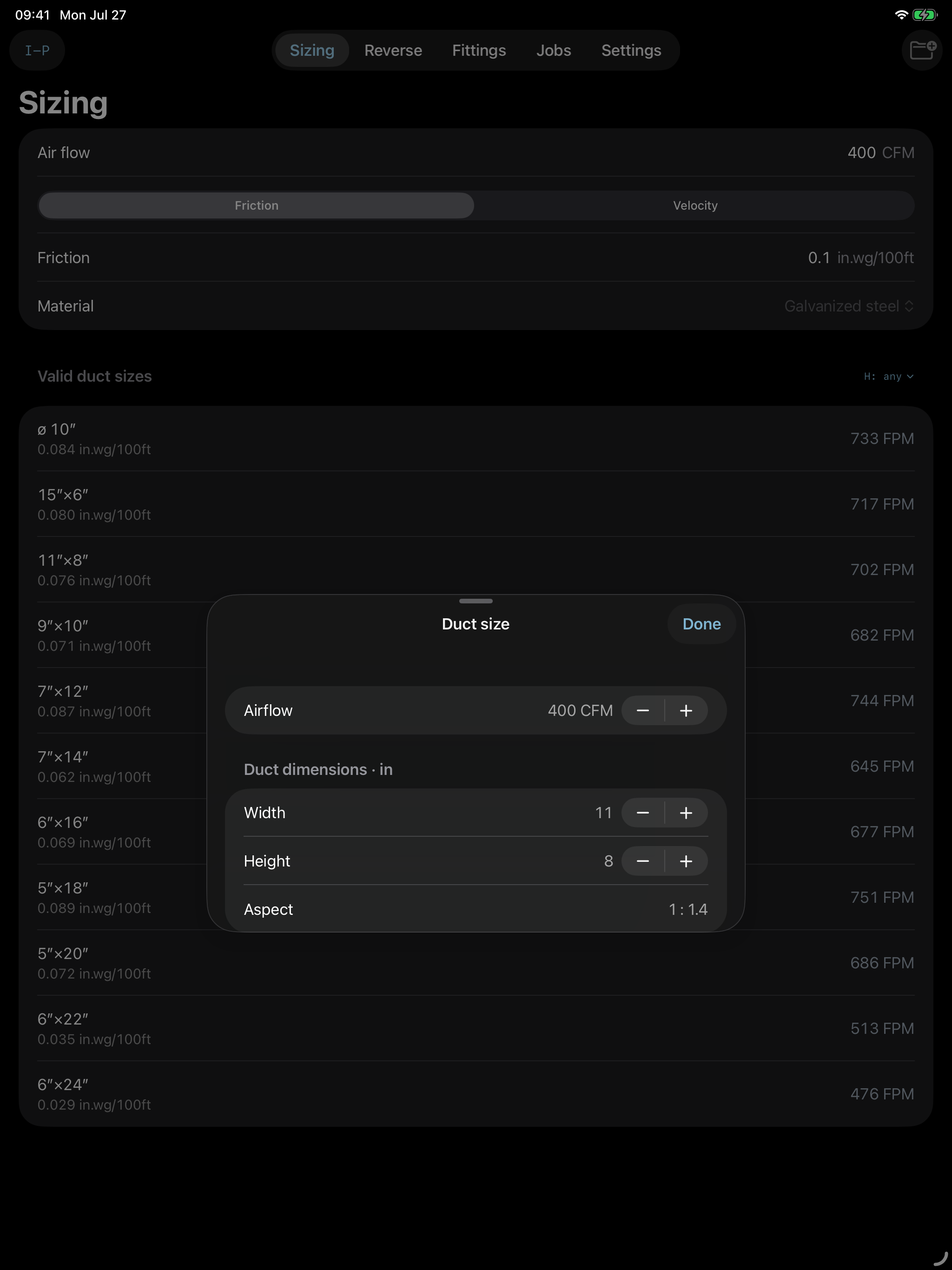 DuctSizer: Duct Calculator screenshot 11