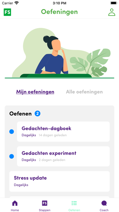FiveSteps: mental fitness Screenshot