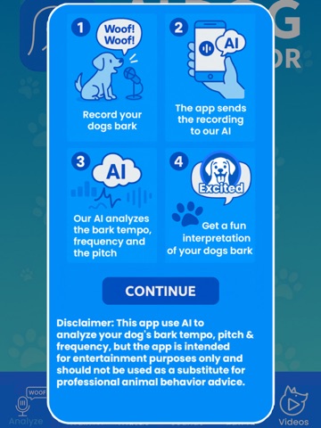 Dog Translator* iPad screenshot