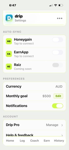 Drip Passive Income Tracker Screenshot 8 of 9