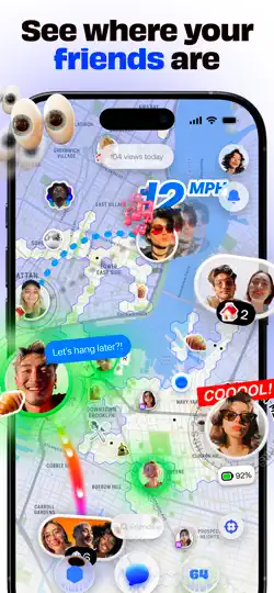 Screenshot von Bump - Karte Für Freunde auf dem iPhone 4