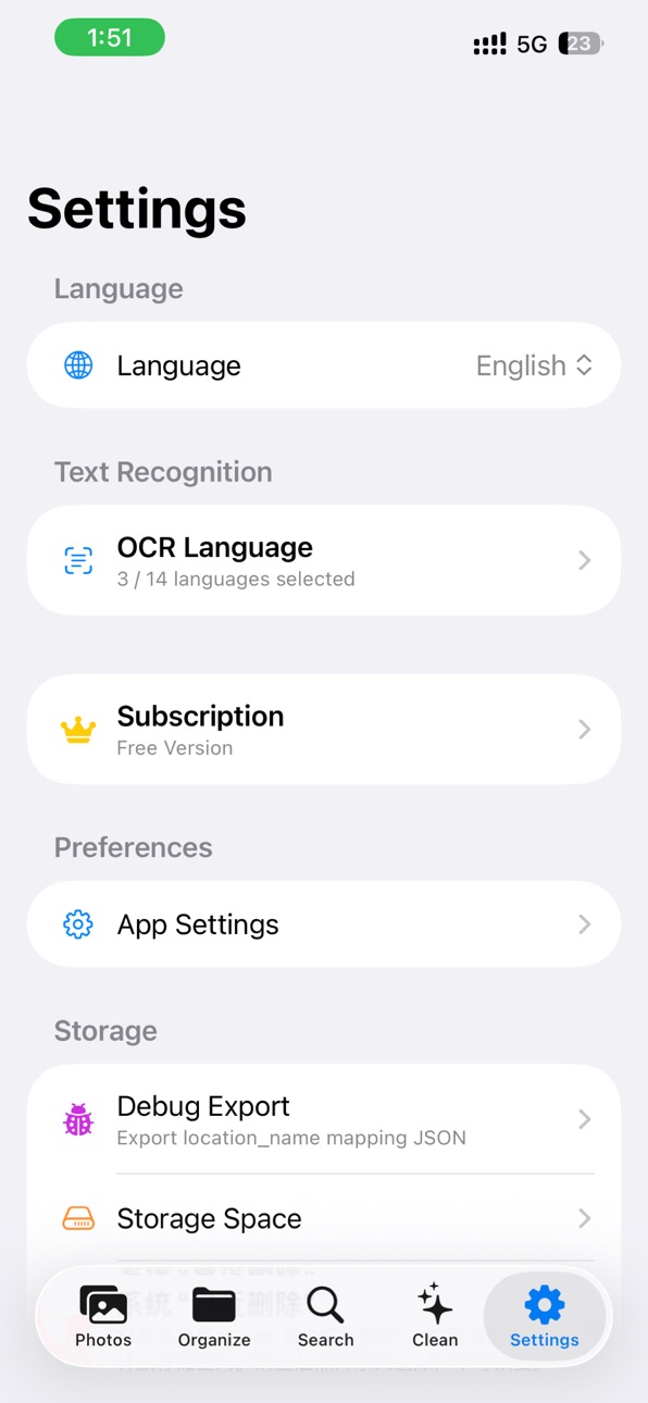 iPhone screenshot