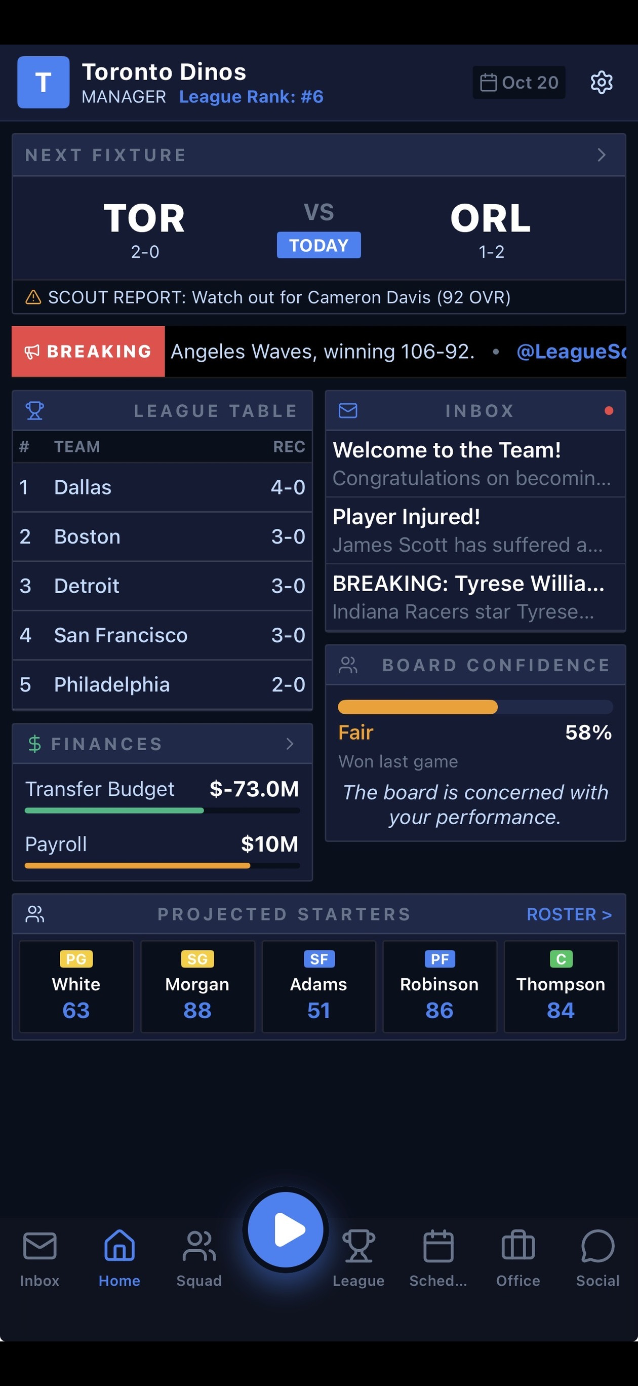 Franchise Basketball