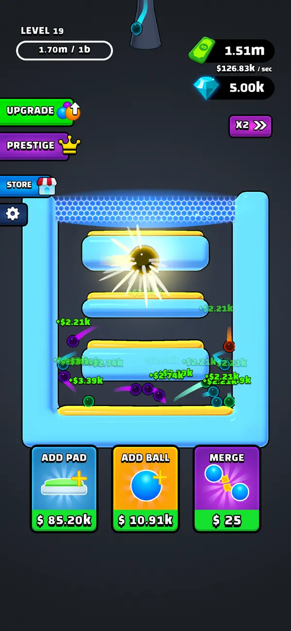 Screenshot #2 pour Balls Bounce - Jeu de Balle
