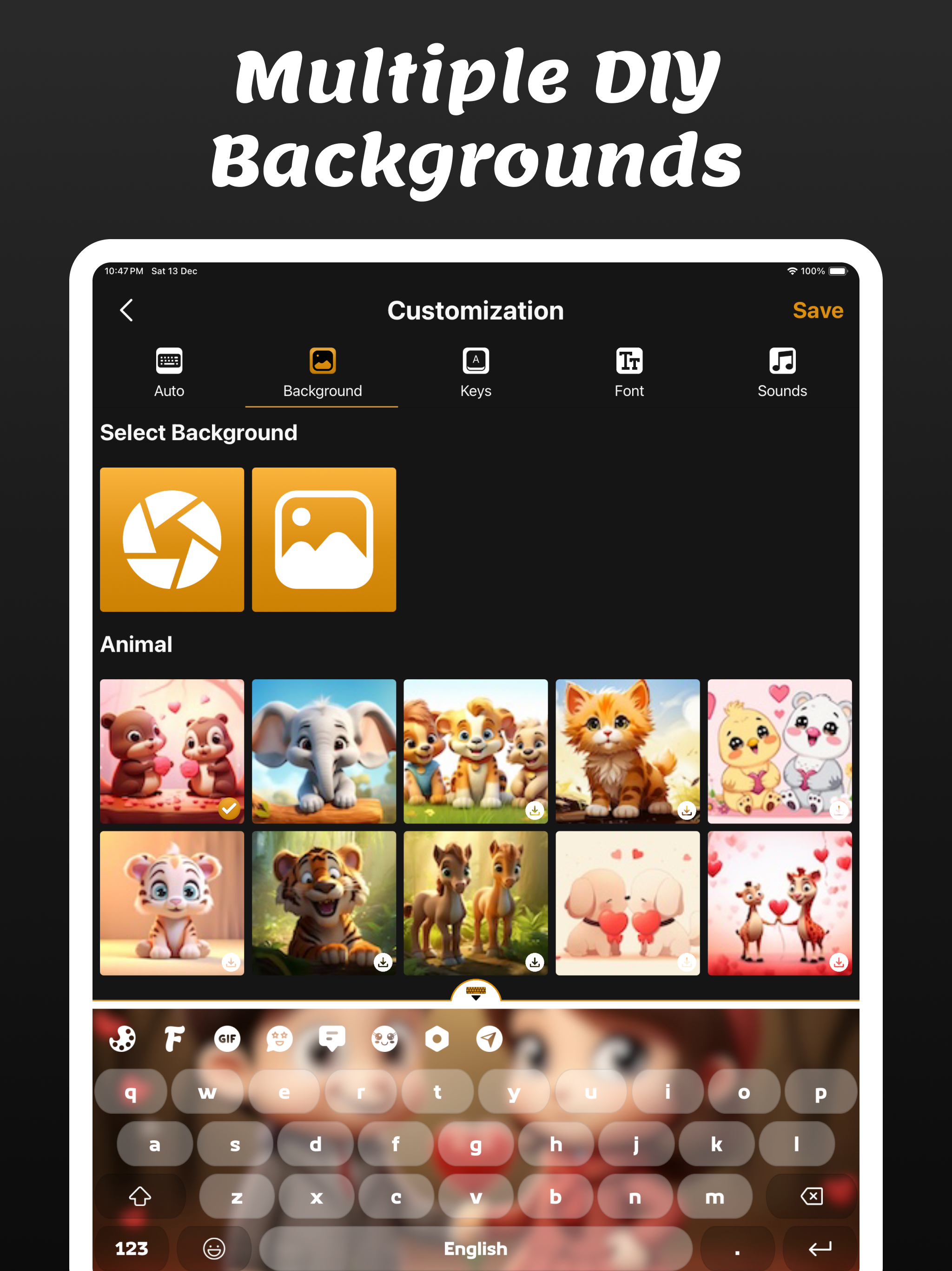 Fonts : Color Keyboard Themes screenshot 12
