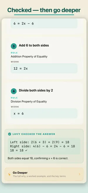 LuvyMath: Math Homework Help screenshot 3