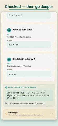 LuvyMath:  Math Homework Help Screenshot 3 of 5