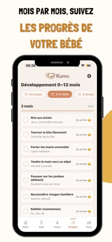 Kumo – Suivi du quotidien bébé screenshot