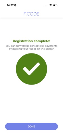 F.CODE Enrollment Letter screenshot