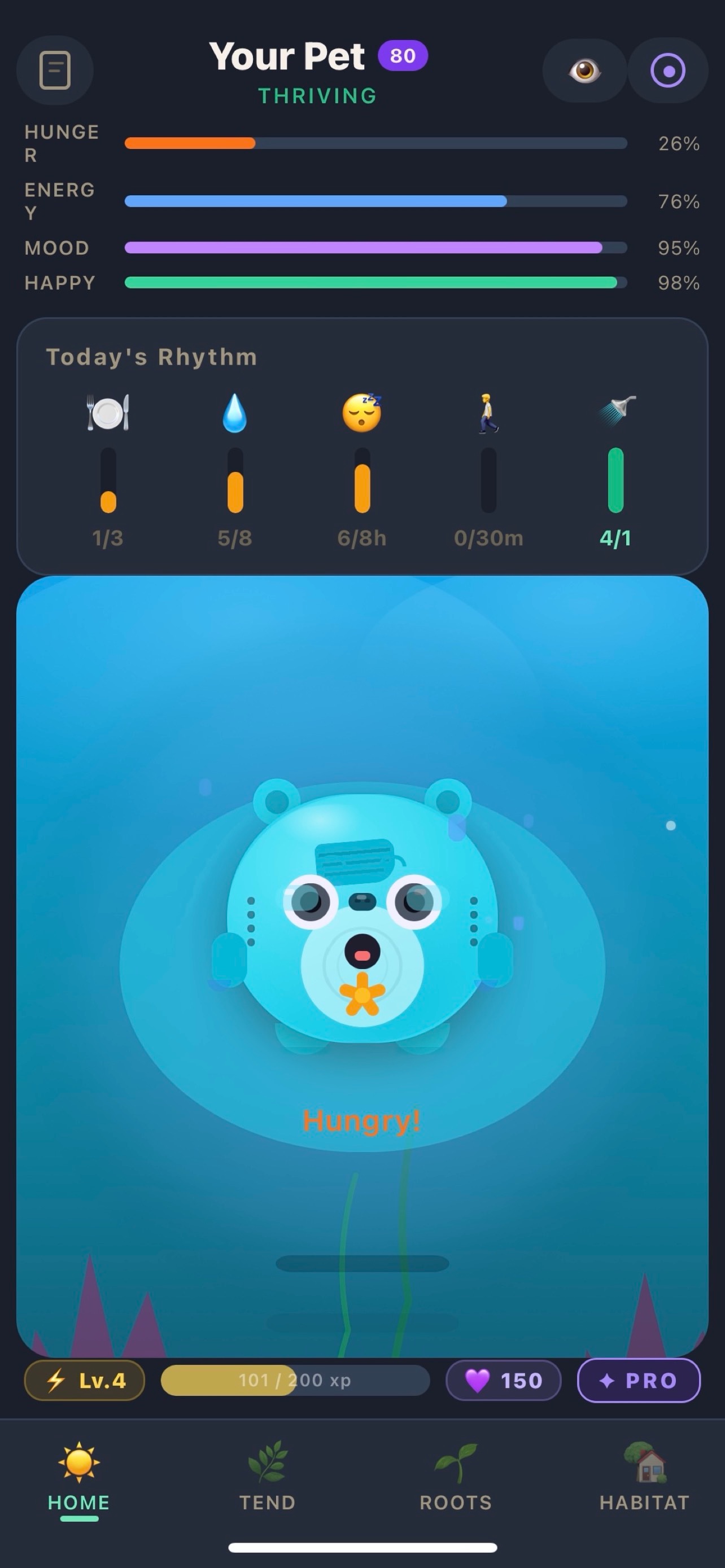 Screenshot 1 of OMU - Solarpunk Pet