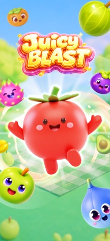 Juicy Blast - 3D Match & Music iPhone screenshot