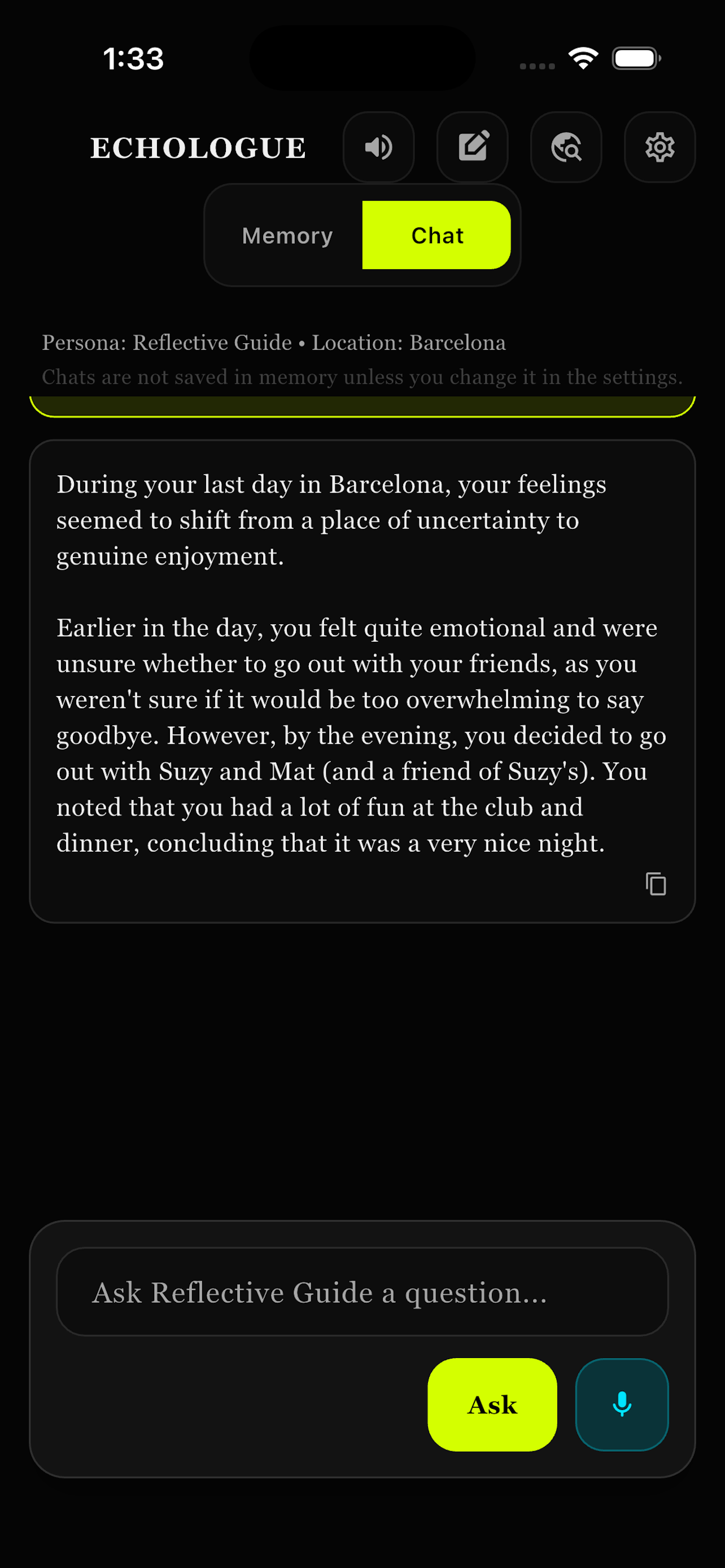 Echologue: Voice AI Journal screenshot 3