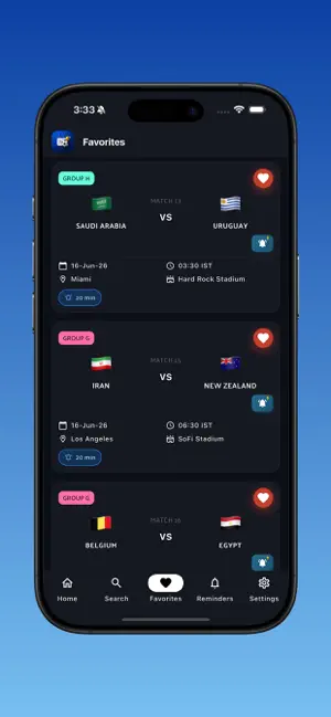 FootBall Cup Reminder 2026 screenshot 4