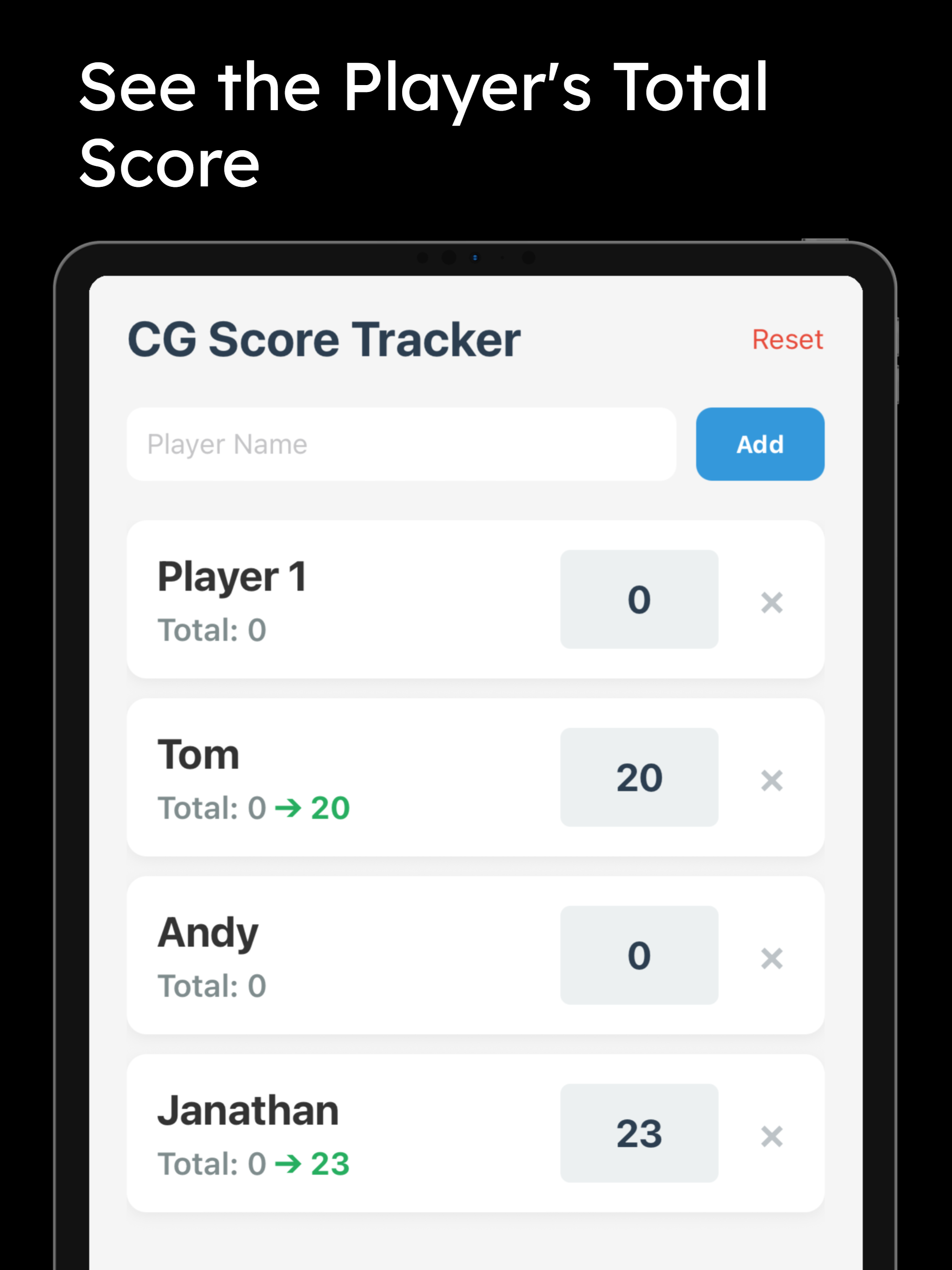 CG Score Tracker screenshot 8