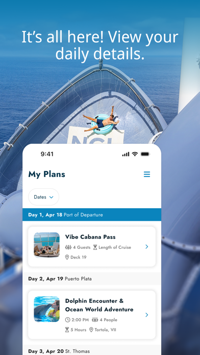 Norwegian Cruise Line Screenshot