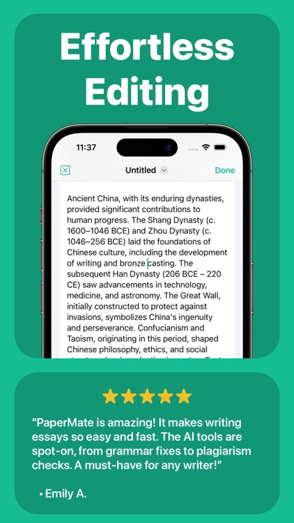 AI Essay Writer - PaperMate screenshot-4