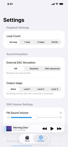 S98Player for iPhone iPhone screenshot