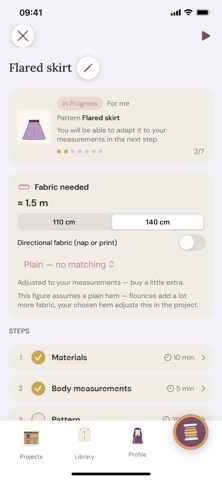 TailorSage: Custom-fit sewing Screenshot 2 of 7