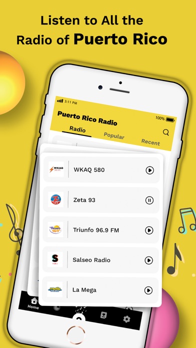 Screenshot #1 pour Live Puerto Rico Radio Relax