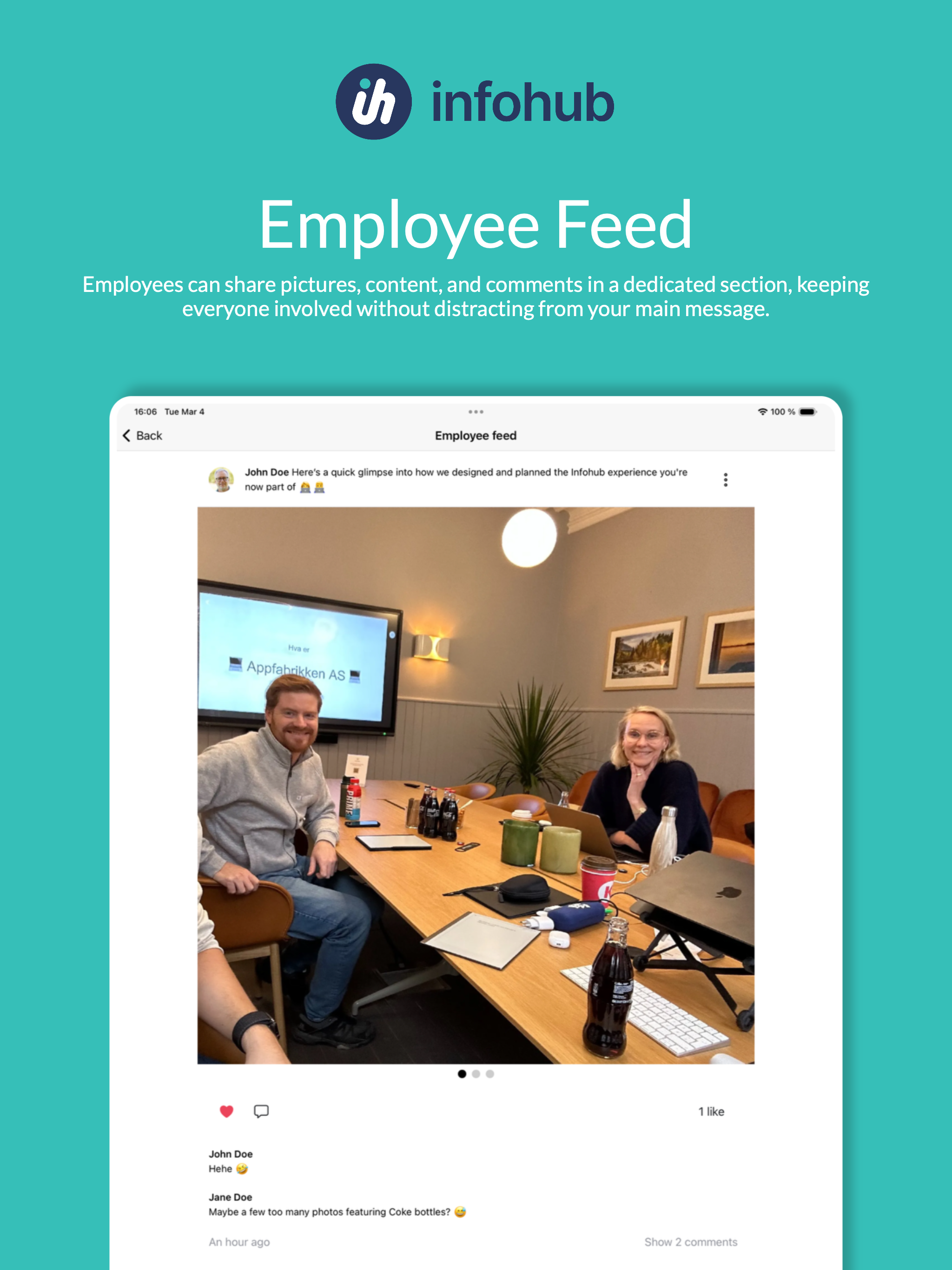 Infohub - Internal Comms