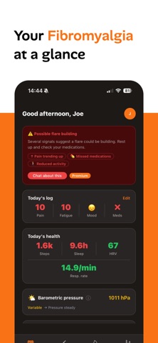 Fibro: Fibromyalgia Tracker Screenshot 1 of 5