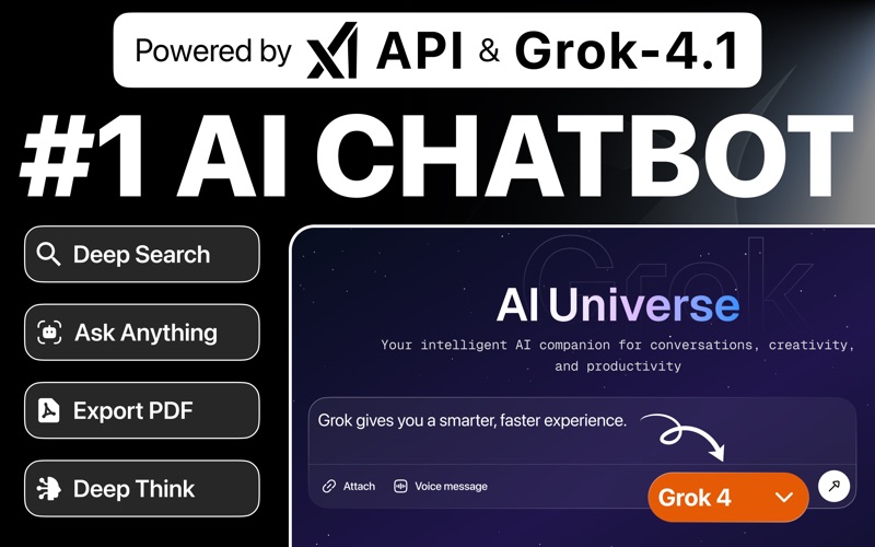 Chat Bot : Ask AI Universe app screenshot