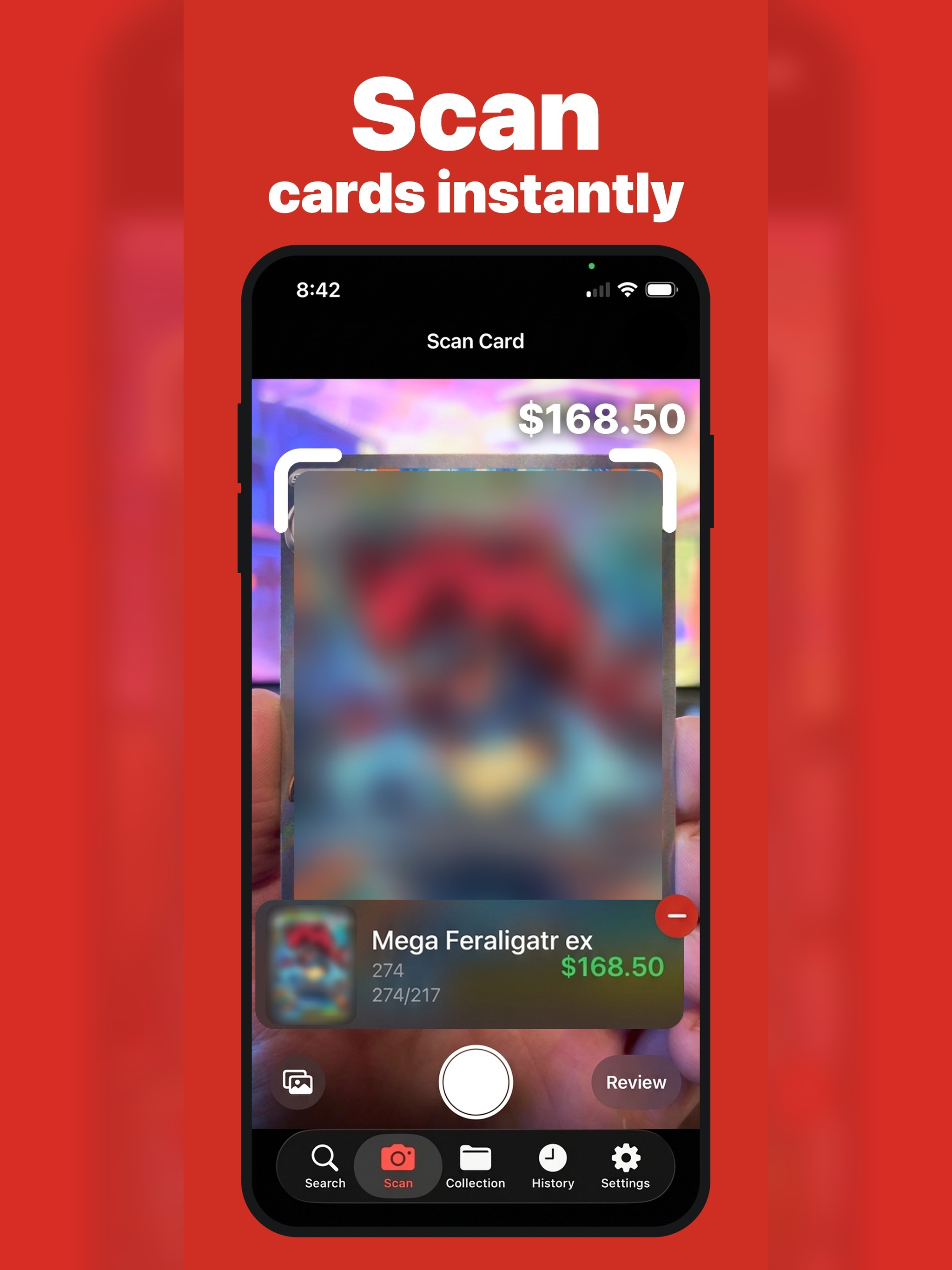 TCG Card Scanner Value: MonZap screenshot 9