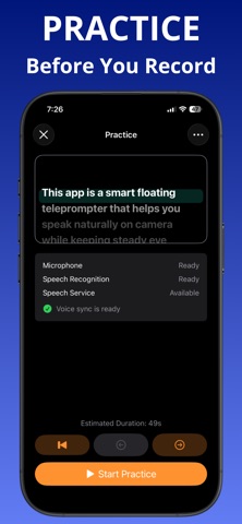 PromptFly Teleprompter Screenshot 8 of 9
