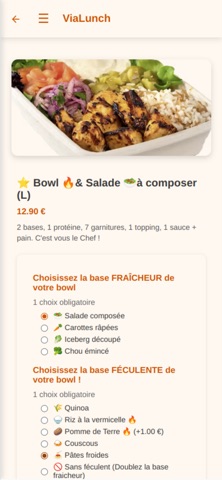 ViaLunch screenshot